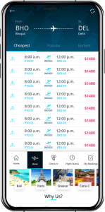 flight booking app development